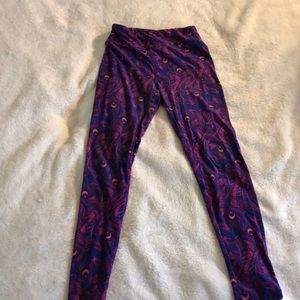 LuLaRoe Peacock leggings
